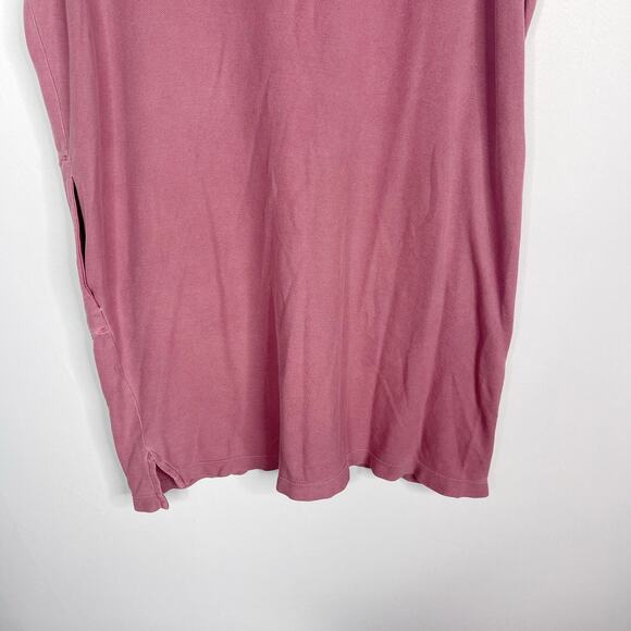 ATM Anthony Thomas Melillo XS Pink Pima Cotton Hoodie Dress Oversized Pockets - Picture 7 of 11